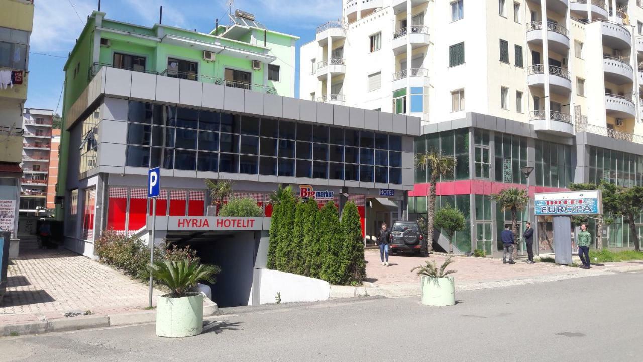 Hotel Europa Lezhe Bagian luar foto
