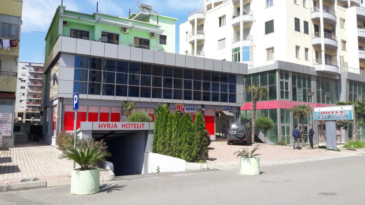 Hotel Europa Lezhe Bagian luar foto